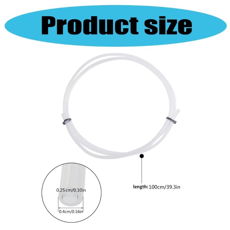 Glatter Fluss FEP Schlauch 2,5mmx4mm FEP Schlauch für Verbessert 3D-Druck Glatter Filamentfluss Zubehör