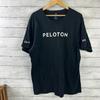 Peloton Herren 2XL Schwarz Kurzarm Century 100 Radfahren Baumwolle Freizeit Unisex T-Shirt