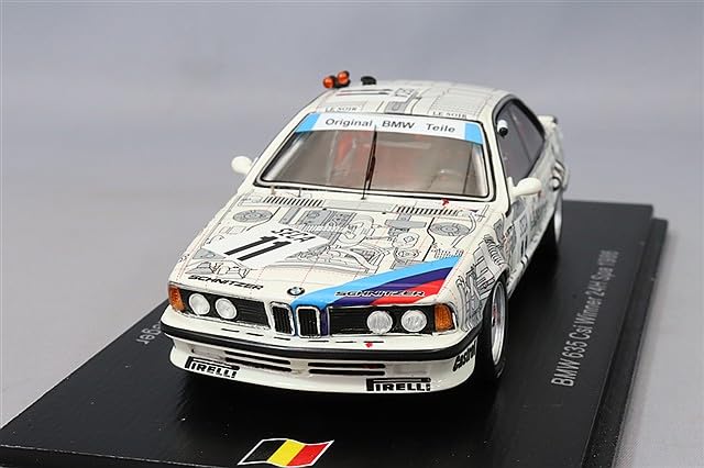 

Spark BMW 635 Csi 1986 Победитель 24 часа Спа Хегер 1/43 #11 D. Квестер/Т. Тассен/А.