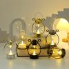 LED-Laterne, Vintage, batteriebetrieben, tragbarer Griff, Heimdekoration, flammenlose elektronische Kerzenlampe, Nachtlicht, Weihnachten, Halloween, Party, Festival