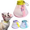 Soft Cat Elizabeth Collar Breathable Cat Neck Protective Circle Flexible Pet Neck Cone  Recovery