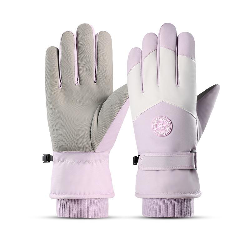 Winter Skihandschuhe mit Touchscreen-Fleece und verdickter Wärme Outdoor Radfahren und Bergsteigen Paarhandschuhe Warme Handschuhe