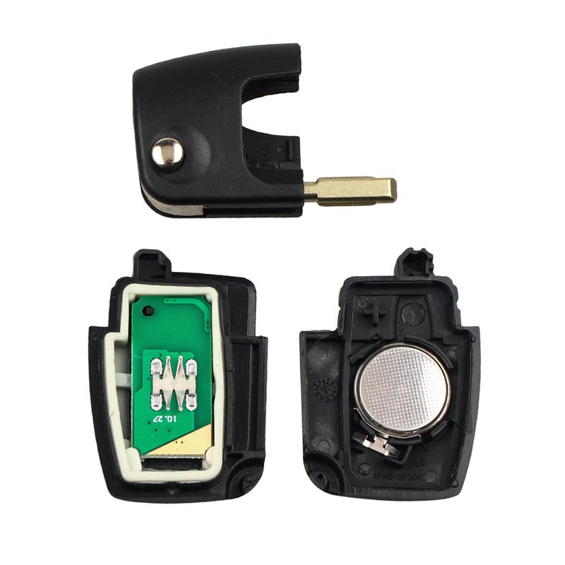 KEYYOU 433MHz 4D63/4D60 Chip Flip Folding Remote Control Car Key For Ford Focus 3 2 Mondeo Fiesta Key Case 3 Buttons 80/40 Bit