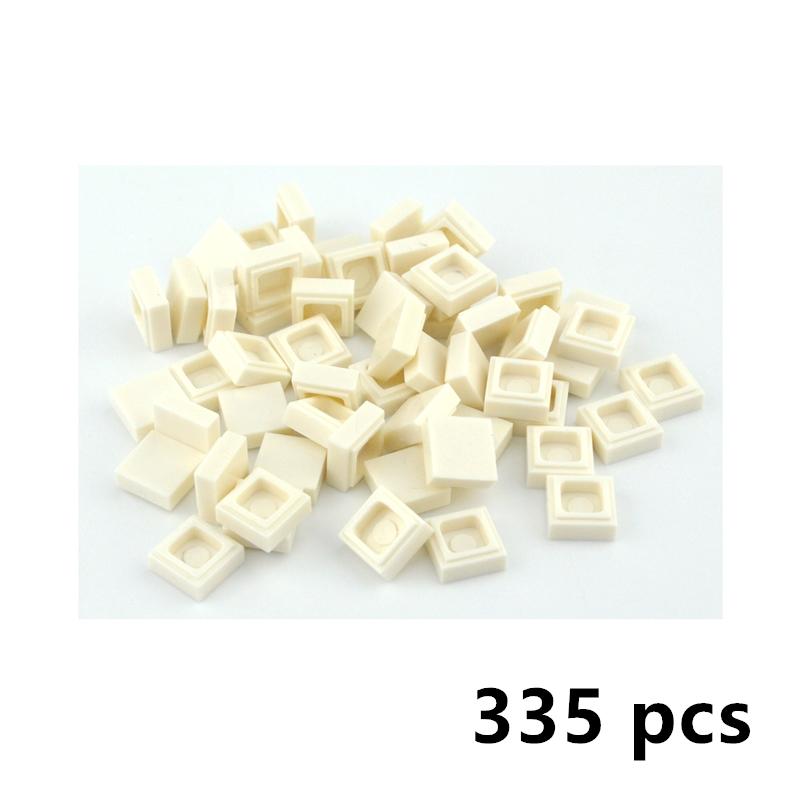 335pcs DIY Building Blocks Figure Bricks Smooth 1x1 ColorFul Educational Creative Size Compatible All Brand Toys for Children