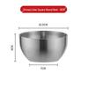 ZISIZ Double-Layer Stainless Steel Rice and Soup Bowl