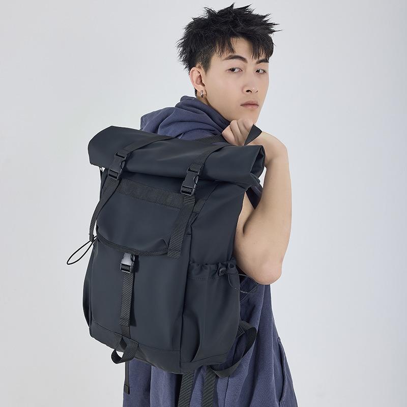 New backpack men's sense large capacity fashion business backpack anti-splashing computer bag tide