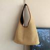 Retro Straw Shoulder Bag Stylish Simple Beach Travel Vacation Tote Bag Women Casual Versatile Handbag Summer New Underarm Bag