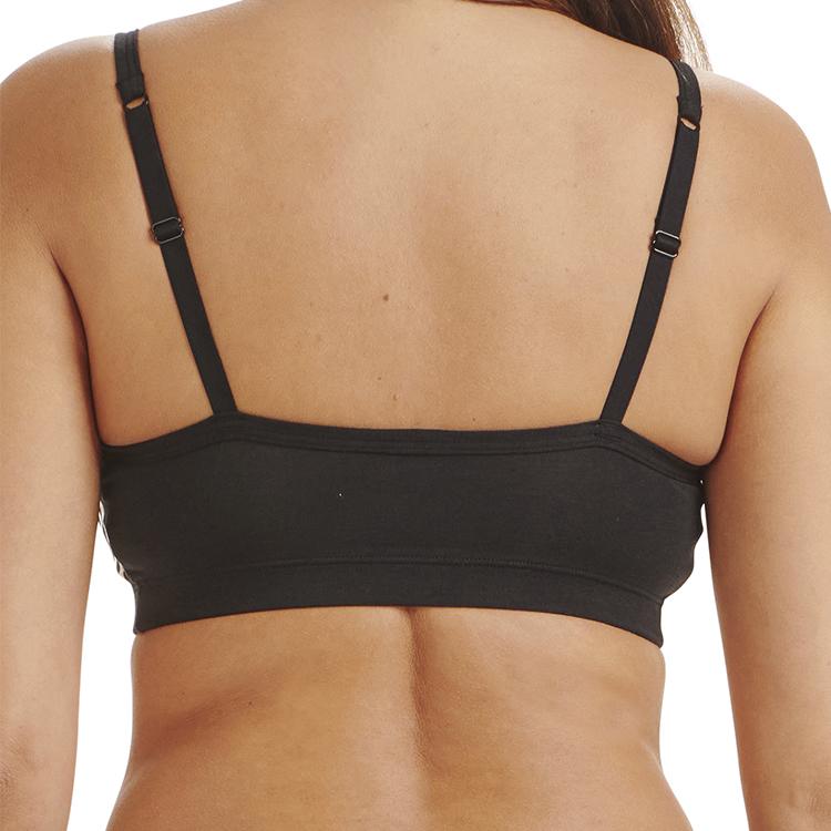 Adidas Originals Simple Comfortable Wireless Bra Women Underwear Black 4A4H00-000