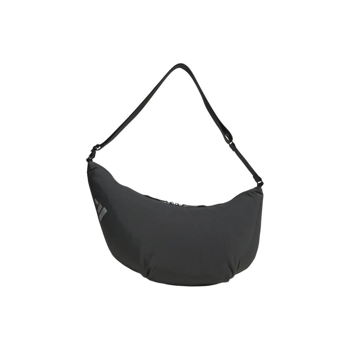 Adidas Nylon Shoulder Bag, Crossbody Bag Regular Unisex Black One Size чёрный