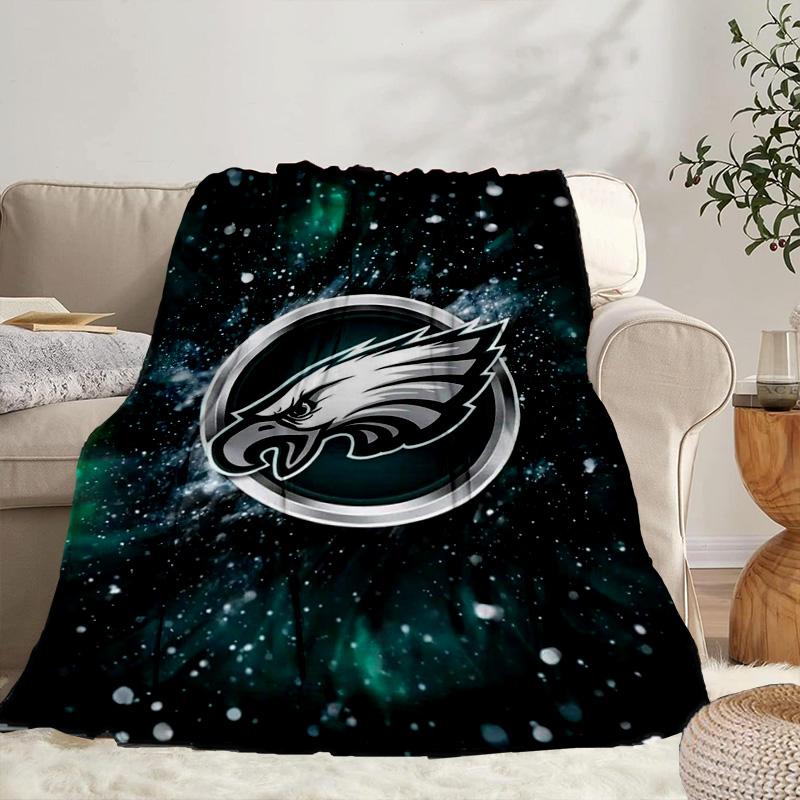 Philadelphia Eagles Portable Blanket/Soft Blanket Bedding Blanket Suitable for Travel Camping Living Rooms Offices Sofas Fan Gifts