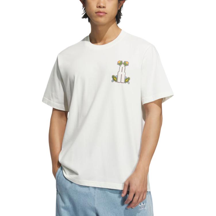 adidas Originals Q3 SS25 T-Shirt 3 Mono Moda Comoda Girocollo Versatile Manica Corta T-Shirt Uomo Top KD1844