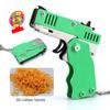 Folding Gun Sturdy And Durable Toy Portable Child Rubber Band Shooter Party Supplies Essential Model Durable Rubber Band Gun