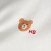 Miki House Hot Biscuits Long Sleeve T-Shirt, White, 120cm, for Boys and Girls, Size 71-5201-495
