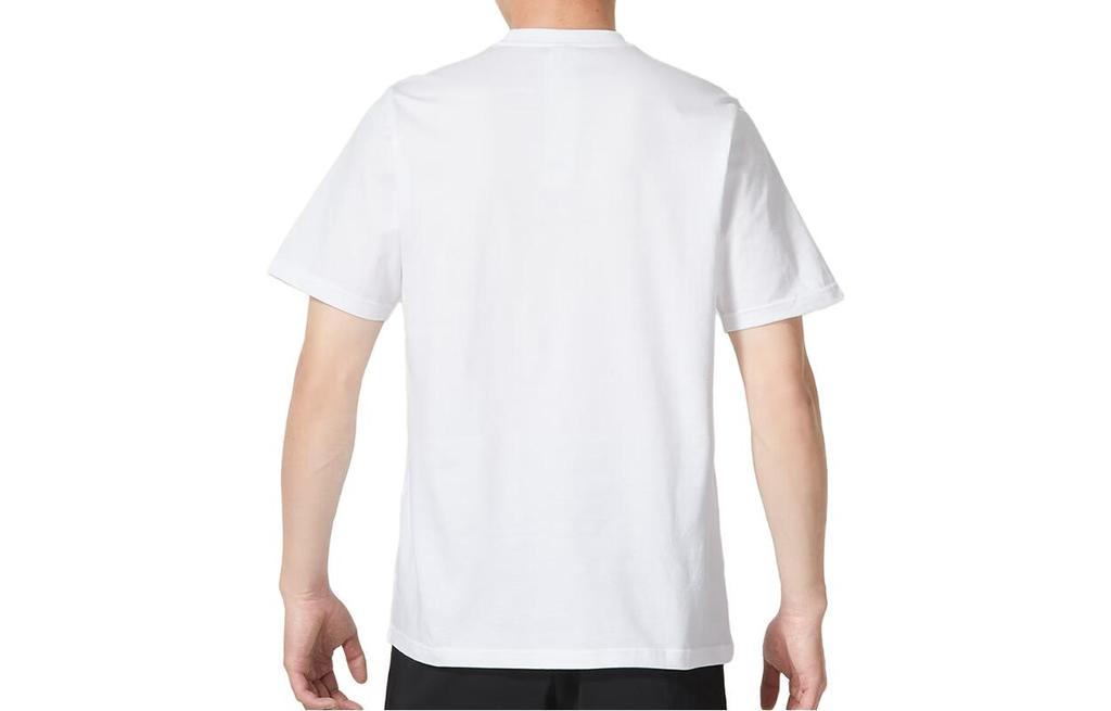 adidas T Shirts Men's White Crew Neck Moderate Straight Fit HS2522