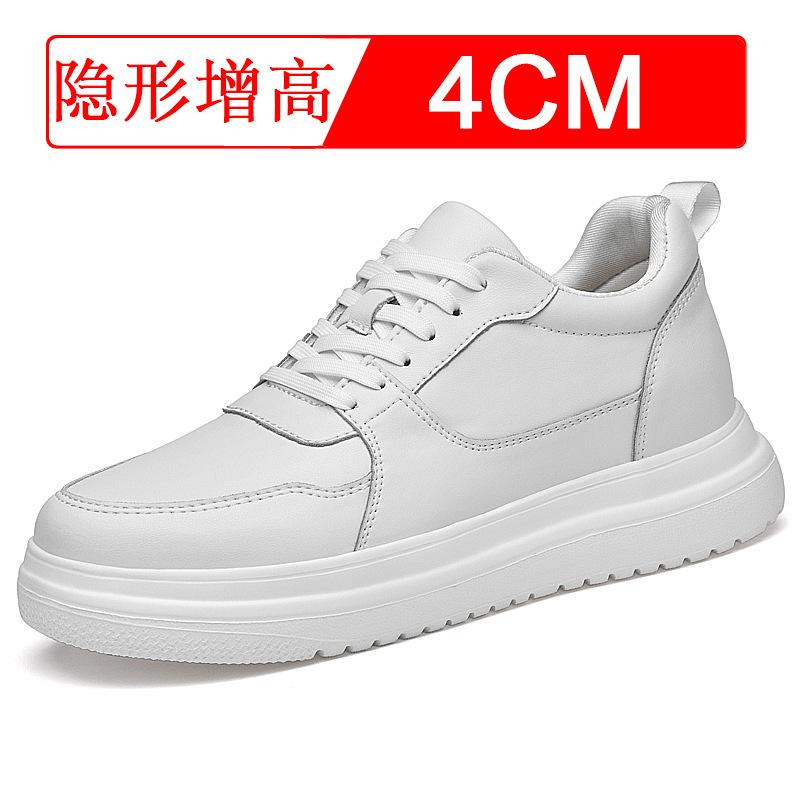Invisible Inner Heightening Men's Shoes 8CM Sports Shoes Breathable British Heightening Shoes Men's 6 Casual Board Shoes
