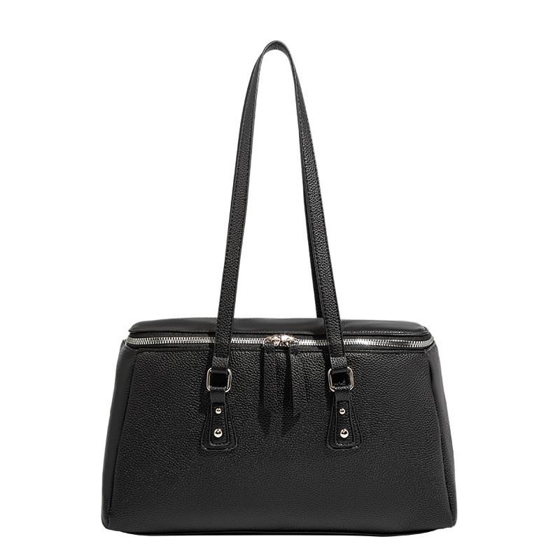 IELGY Ladies Tote Bag Retro All-Match Large-Capacity Commuter Shoulder Bag