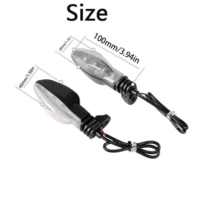 Motorcycle Turn Signal Indicator Lights Blinker Lamp Rear Front For Sport 675 660 800 1200 LED Turn Signal Light Flashing Lamp