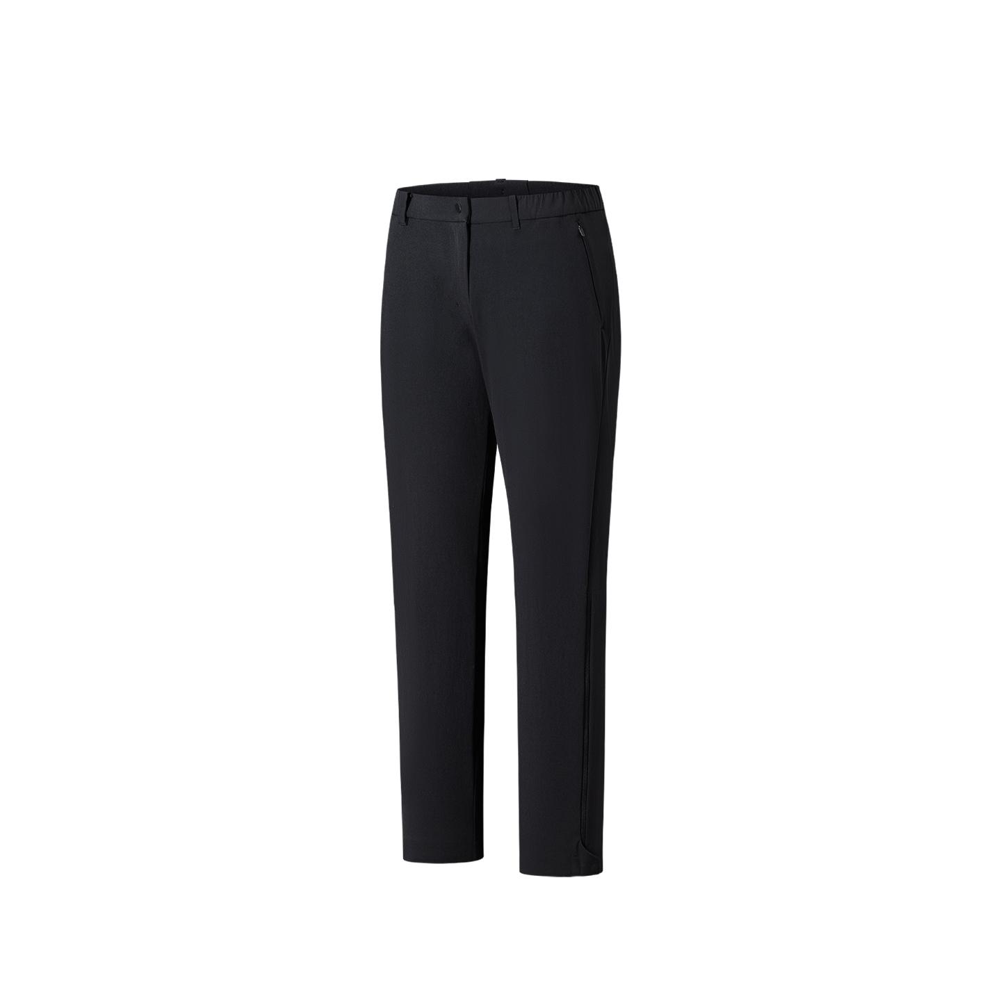 Anta Outdoor Travel Champion Womens Woven Sports Long Pants Spring 2026 Casual Pants Women bottoms Basic-Black 162610510-3 M