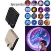16 Patterns Portable Decorative Lamp - Dreamy Moon Cherry Blossom Mandala Projection Lamp Birthday Atmosphere Projector Light