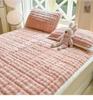 Winter Warm Plush Mattress Toppers Super Soft Single Double Foldable Milk Velvet Thicken Fitted Bed Sheet Bed Cover Tatami Mat