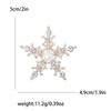 Rhinestone Snowflake Brooches for Women Unisex Christmas Pins Multi-color Available Fashion Jewellery Accessories Gifts