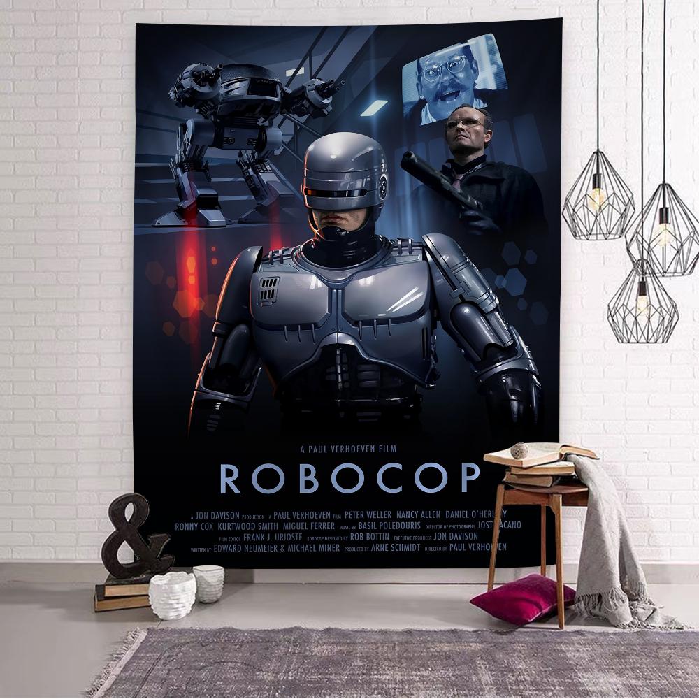 Alter Film Robocop DIY Wandteppich Kunst Science-Fiction Zimmer Heimdekoration Wandkunst Dekor