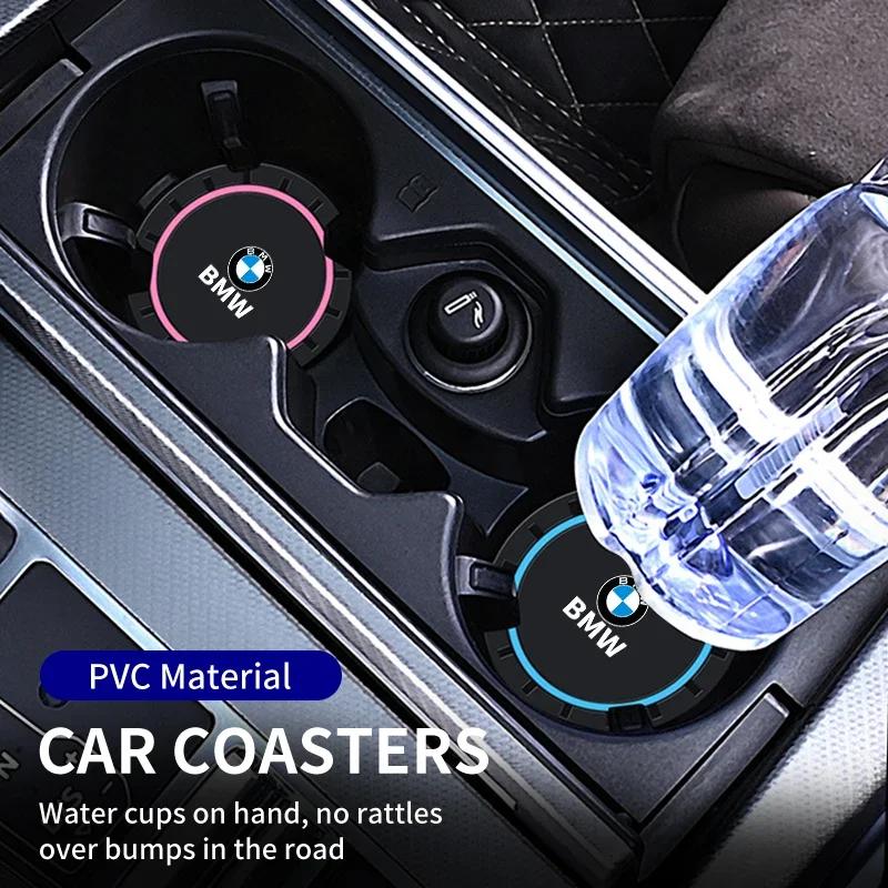 New Car Silicone Coasters Centre Console Water Centre Console Cup Non-Slip Mats Car Accessories For BMW E46 E90 G60 G20 G30