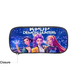 Huntrix Kpop Printing Peripheral Soft Pencil Bag Witch Hunter School Student Pencil Stationery Case