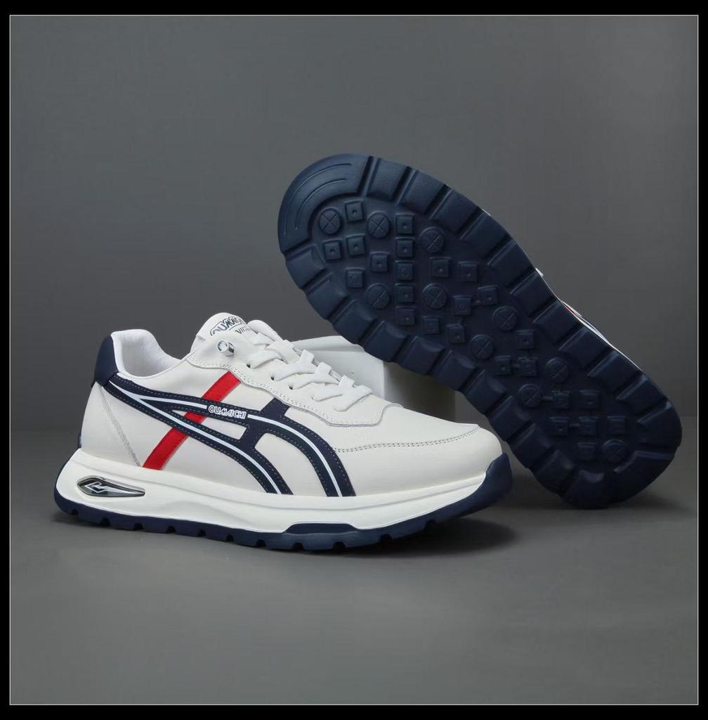 Men's Trendy Casual White Sneakers 2025 - Autumn Fashion Versatile Youth Sports Shoes