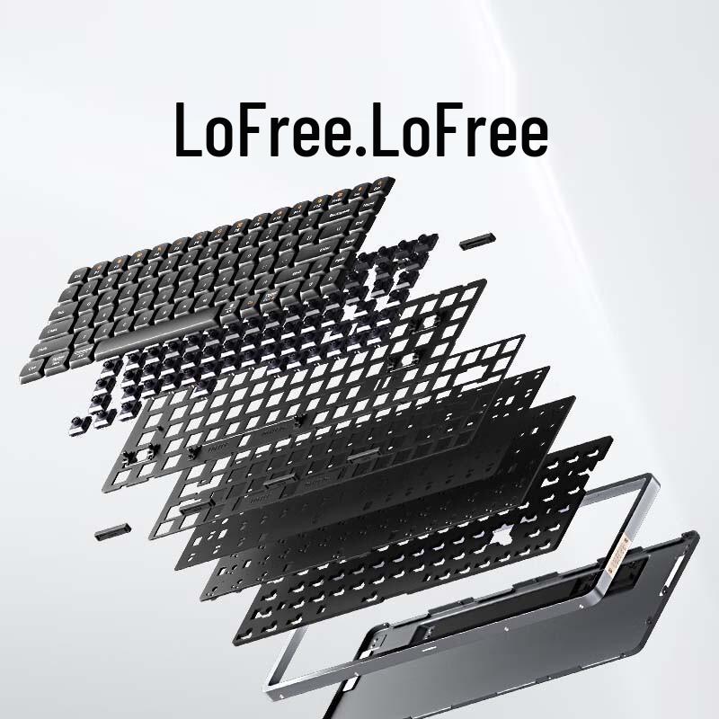 Lofree Xiao Shun Dual-Mode Low-Profile Mechanical Keyboard