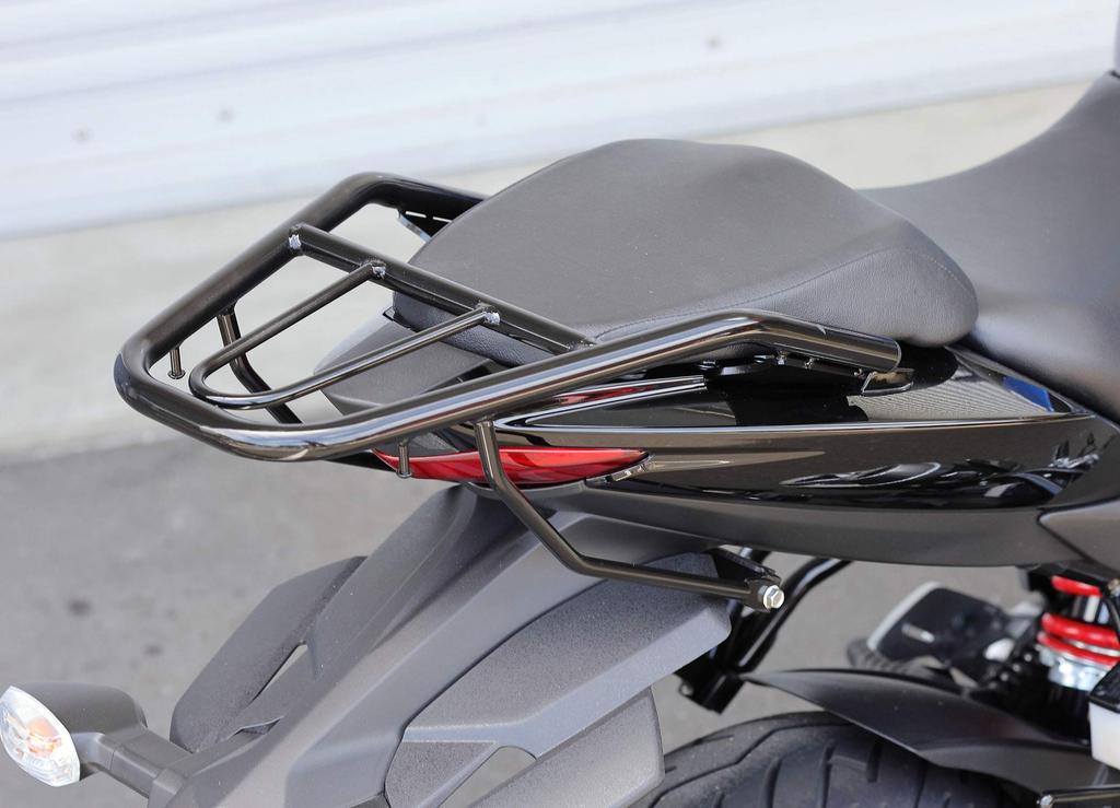 Kijima Bike Parts Gepäckträger hinten Stahl Gixxer 250 SF250 schwarz 150/Gixer (2BK-ED13N/2BK-ED22B/'20-) 210-2772