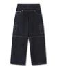TRILLION Reverse Carpenter Selvedge Wide Denim Pants [Indigo]
