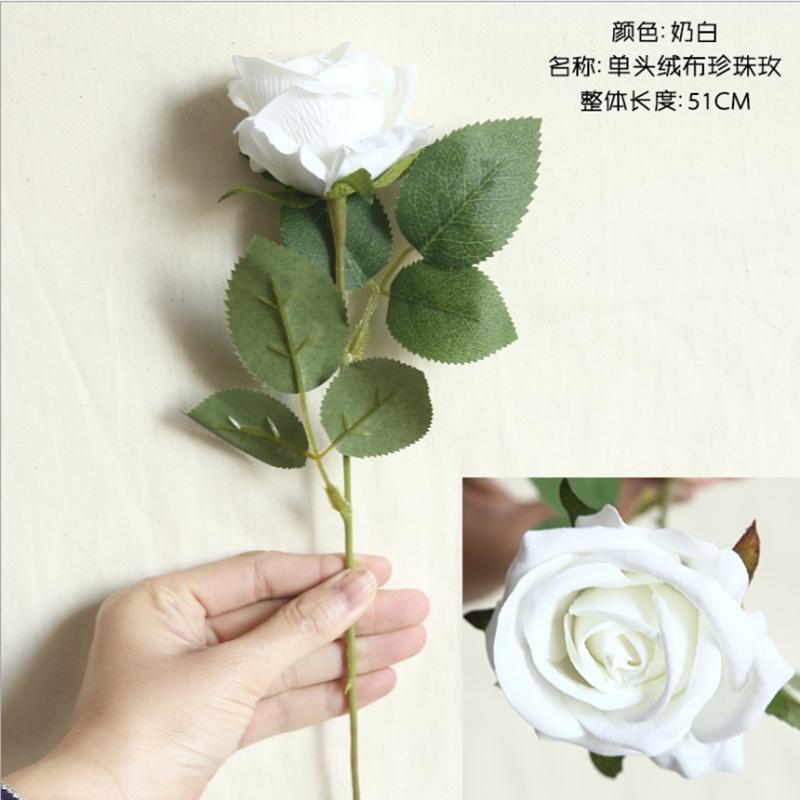 Artificial Flowers Fake Rose Bouquet Vases Home Room Decoration Accessories Wedding Plants Bridal Clearance Floristics Diy Gift