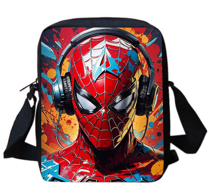 Spider-Man peripheral cartoon printed shoulder crossbody bag 8 inch