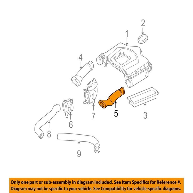 Air Cleaner Intake Inlet Duct Tube Hose For Mercedes-Benz W204 A207 C207 S212 V212 W212