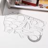 Students Creative Stationery Mathematics Function Ruler Ruler Learning Measuring Tool Protractor