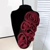 3D Ruffle Flower Appliques Handcraft Materials Kits Crafting Garment Accessories Dance Costume Project Sewing On Patches