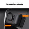With Hanging Hook Car Interior Storage Box Adhesive Mount Dashboard Organizer  Universal Fit