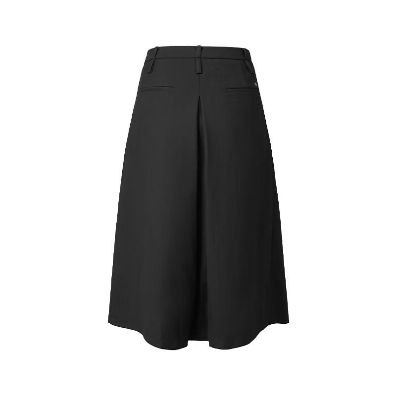 Giovanni Valentino Pleated A-Line Midi Skirt