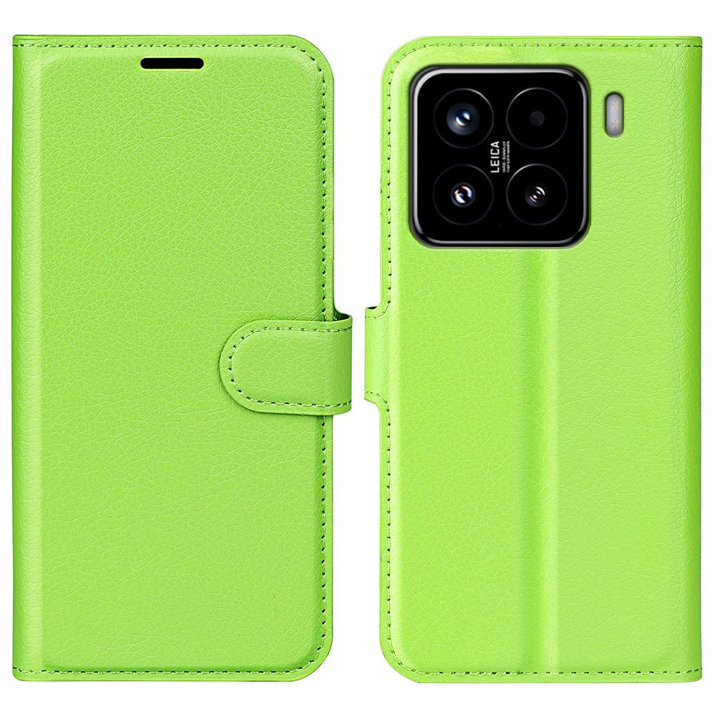 For Xiaomi 15 Case Litchi Texture Shockproof Leather Wallet Phone Cover