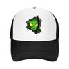 pc ATHACER Alien Theme Baseball Cap  Retro washed black  suitable for outdoor fashion Unisex and Women Halloween headwear