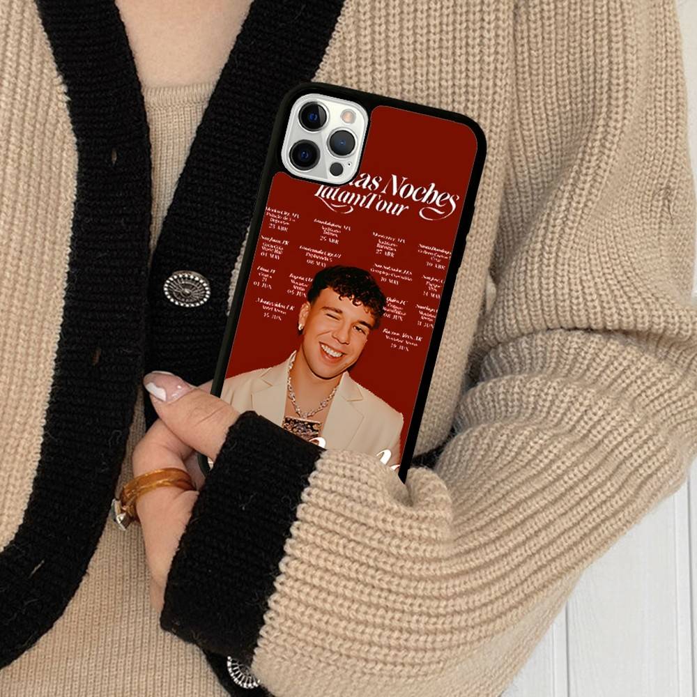 

Singer Q-Quevedo Phone Case For Iphone 16 15 14 13 12 11 Pro Max Plus Shockproof TPU+PC Hard Case iPhone 13 pro