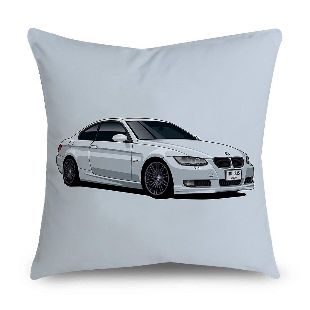 

Простая наволочка с принтом автомобиля, классическая наволочка из персиковой кожи, наволочка для домашнего дивана, украшение на автокресло, наволочка 40x40cm
