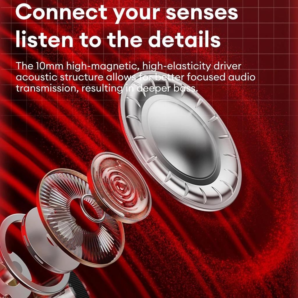 Original Lenovo YF45 Gaming Earphones Wired in Ear Headphones Type-C/3.5mm With Mic Microphone Sound Noise Isolation for PC Phone Laptop NEW