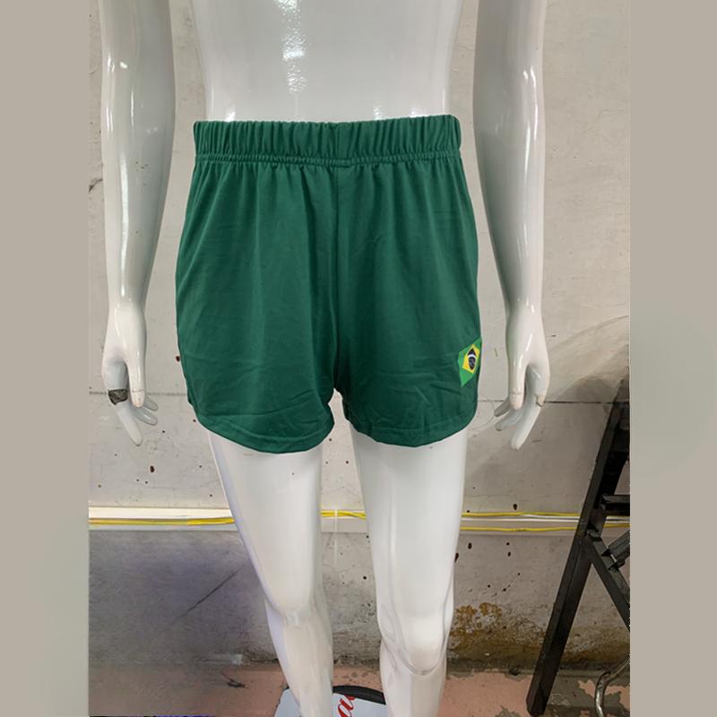 Y2K Frühling und Sommer Lockere Grüne Lässige Mode Personalisierte Bedruckte Shorts