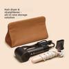Travel Storage Bag For Mini Fan And Curling Iron Pu Organizer For Home And Office Use