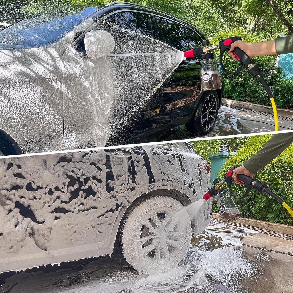 Pressure Washer Snow Foam Lance Foam Nozzle Car Wash Foam Maker for Karcher Elitech Daewoo Bort AR Bosche Mac Pressure Washer