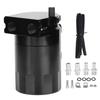 Universal Oil Catch Can Kit 300ML Reservoir Tank Engine Black Polish Baffled Aluminum Alloy