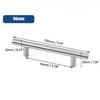 10pcs Stainless Steel Kitchen Cabinet Door Handle, Brushed Steel T Handle for Wardrobe Door Kitchen Drawer Door Handle