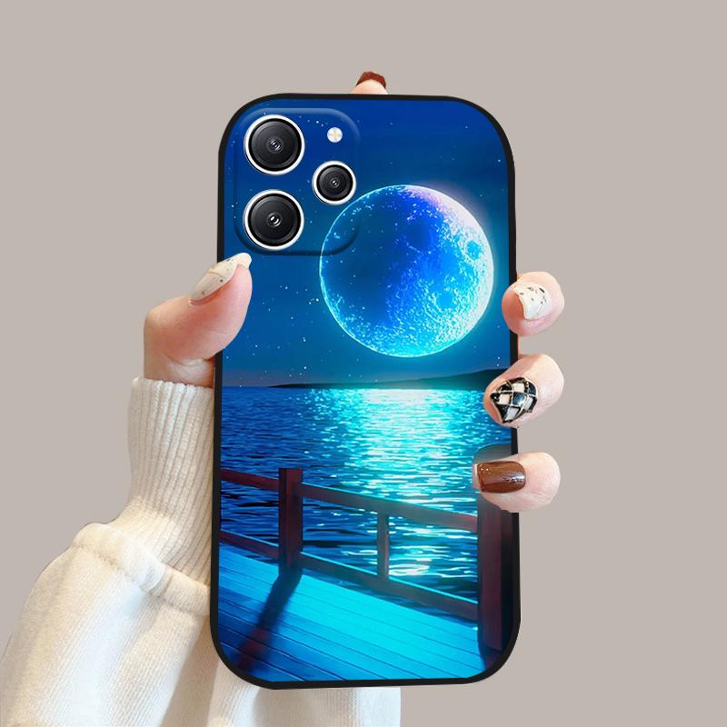 For Redmi 12 4G 5G Silicone TPU Soft Case For Redmi 12R Phone Bumper Cover For Xiaomi Redmi Note 12R 5G Protective Fundas Cases